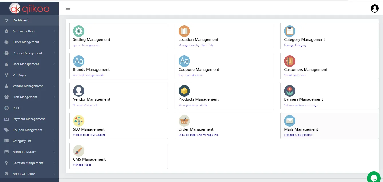 Admin Panel live demo preview
