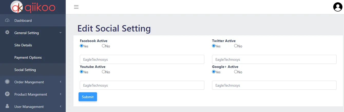Social Media Integration and Login