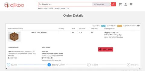 Aliexpress Clone platform screen 2