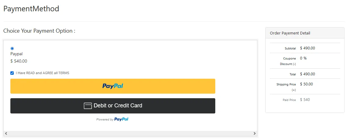 Aliexpress clone category listing view