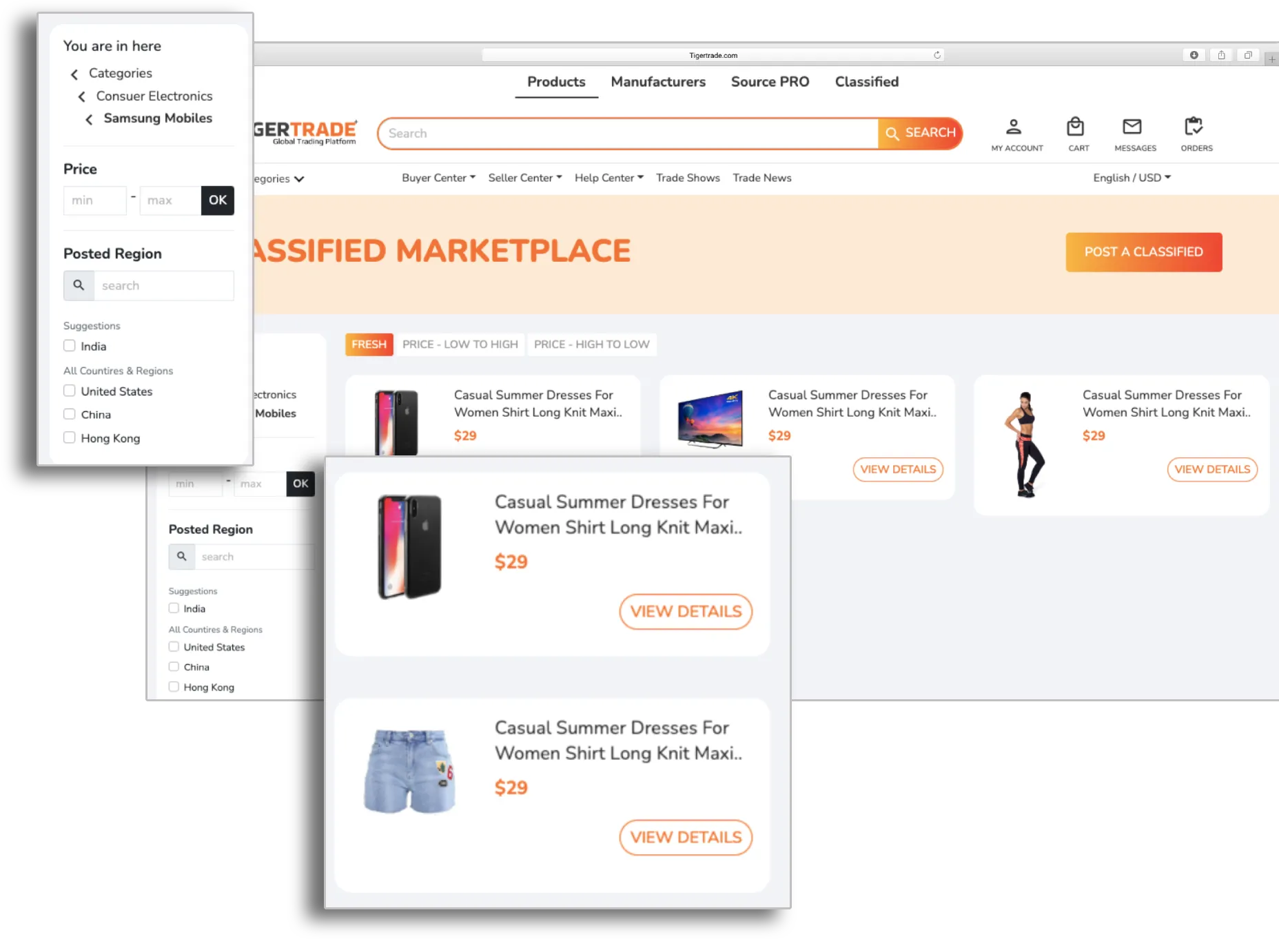 Classified Listings with Advanced Filters