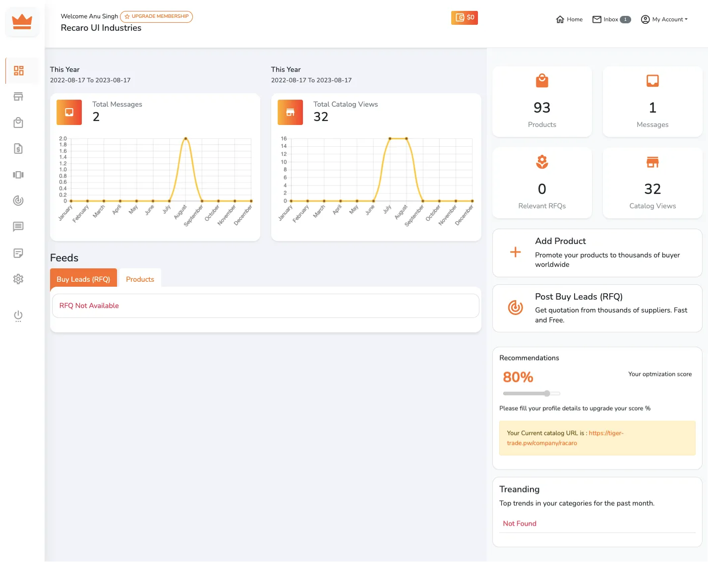 Store Panel live demo preview